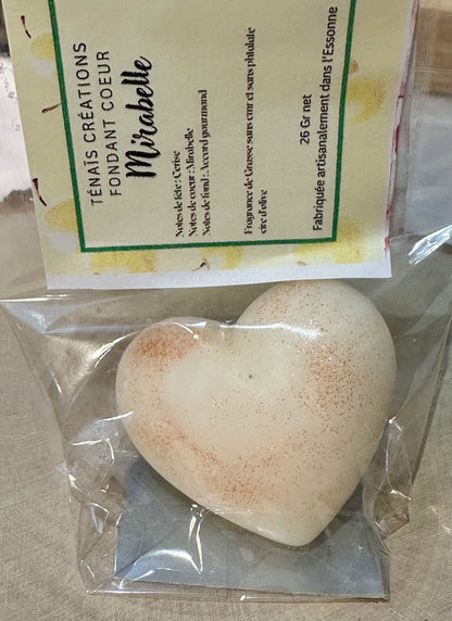 Fondant Parfumé MIRABELLE – Cire d'Olive Naturelle Parfum Fruité Solaire | Brûle-Parfum Fait Main