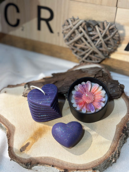 Coffret Cadeau Bougies et Fondant – Cire d'Olive Naturelle | Âme Sœur, Bois de Rose, Fleur de Cerisier ou Poussière de Fée