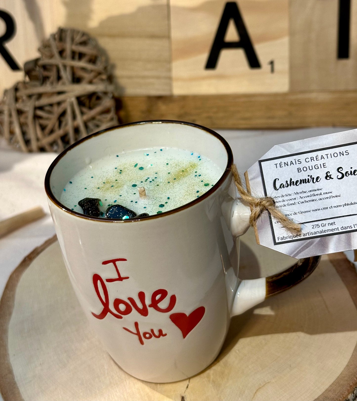 Bougie parfum Cachemire et soie