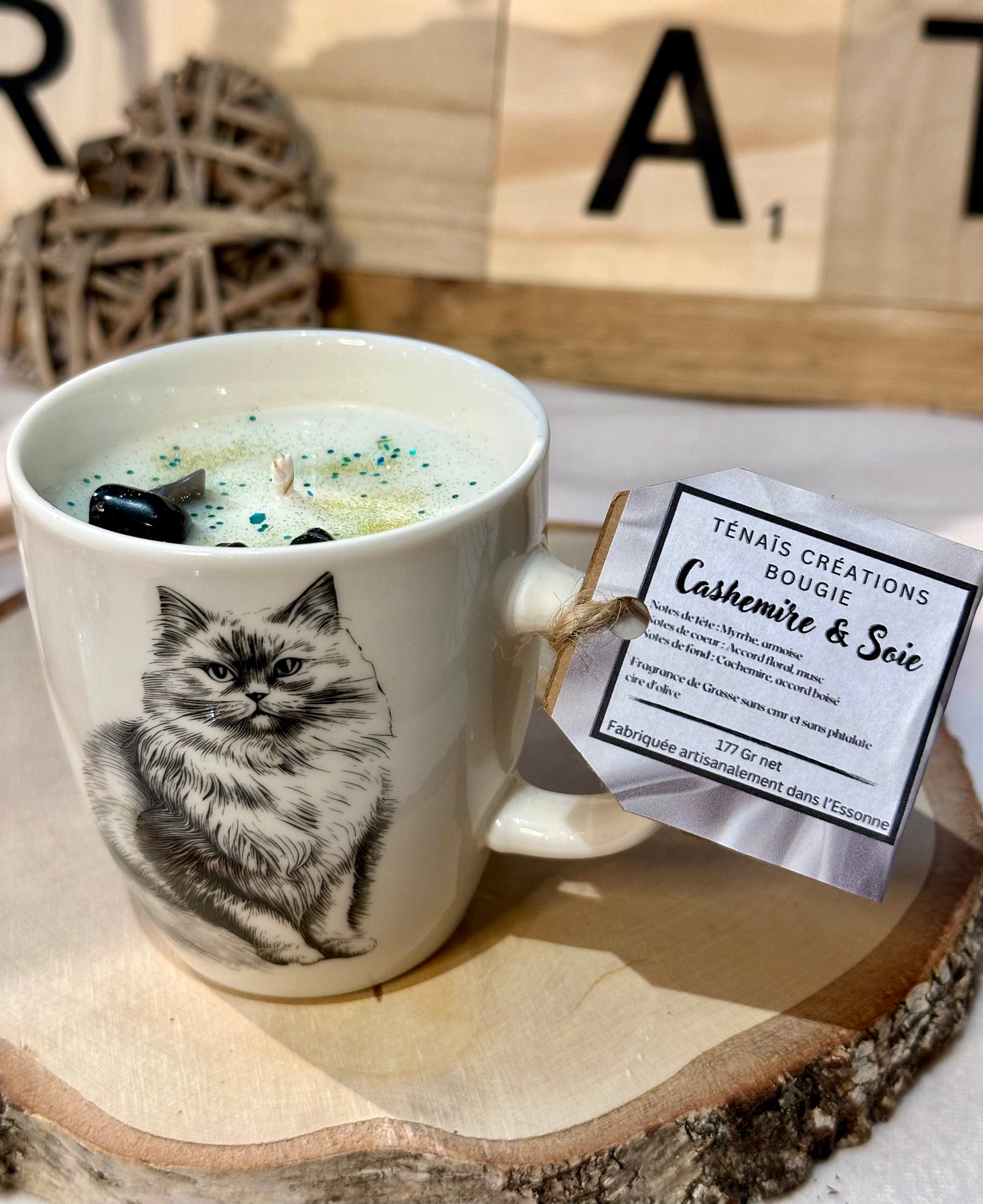 Bougie parfum Cachemire et soie